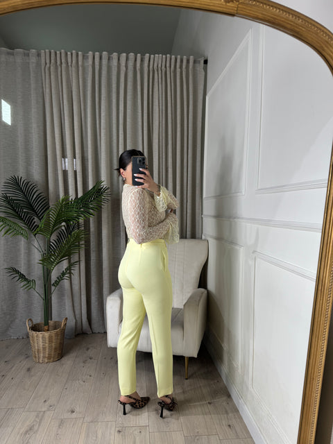 PANTALONE LOUISE GIALLO