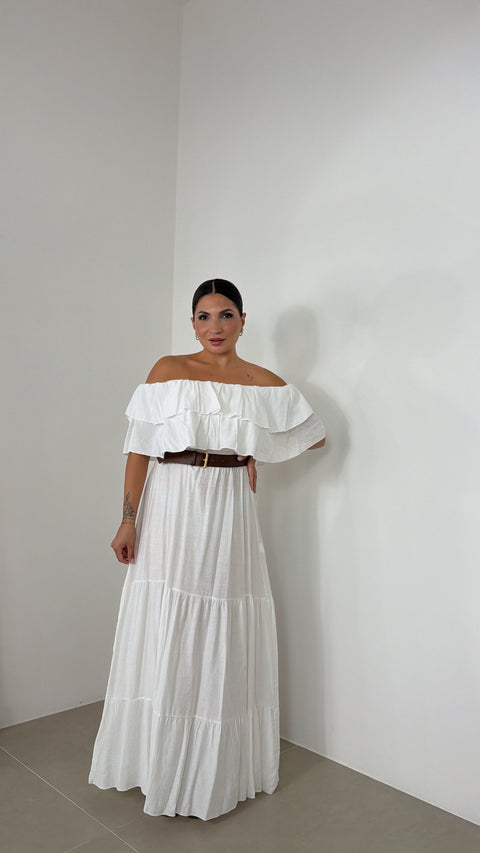 DRESS MENA BIANCO