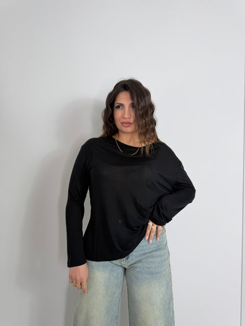 MAGLIA SELIA NERA