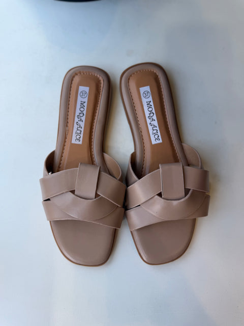 CIABATTA INTRECCIO BEIGE