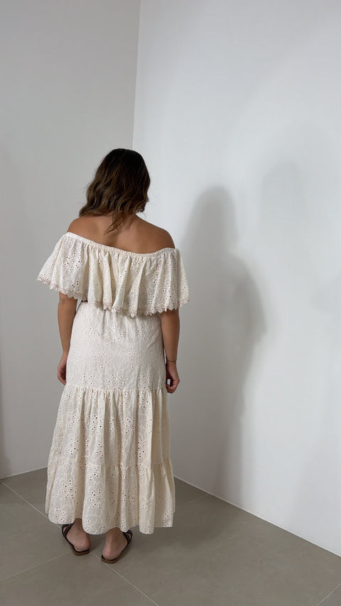 DRESS MINORCA BEIGE