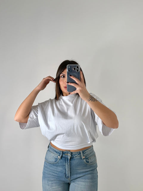 T-SHIRT CROP BIANCA
