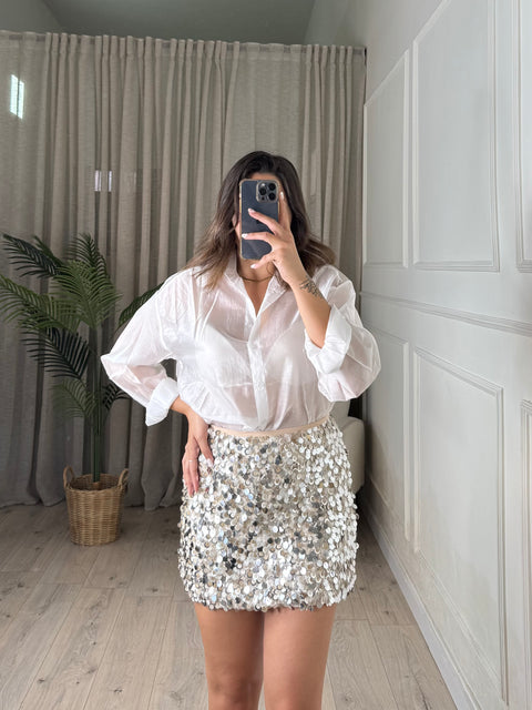 MINI IN PAILLETTIES PANNA