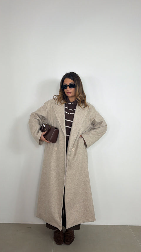 CAPPOTTO LUNGO GRETA BEIGE