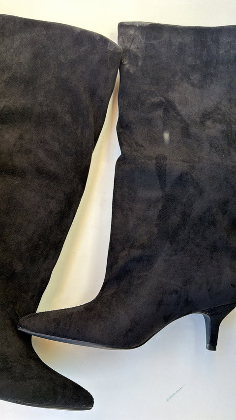 STIVALE ECO CAMOSCIO TACCO BASSO