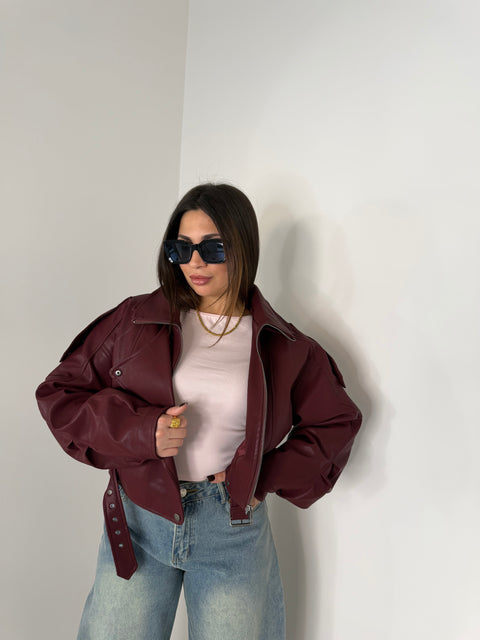 CHIODO CROP OVER BORDEAUX