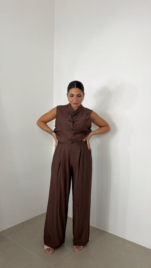 SET GIAPPO MARRONE