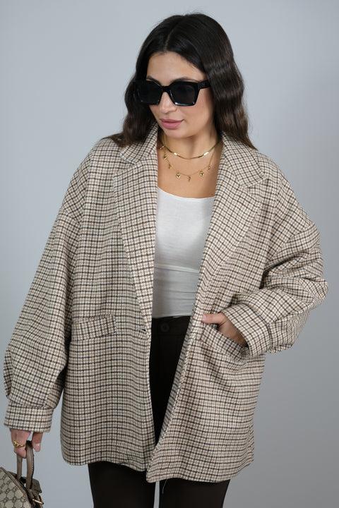CAPPOTTO BRENDA OVERSIZE BEIGE