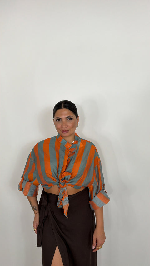 CAMICIA ASIA ARANCIO