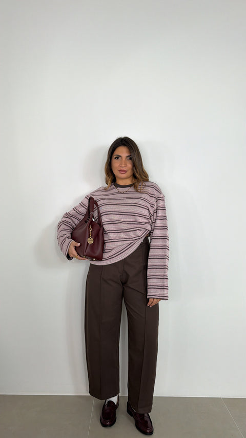 PANTALONE MAIRA MARRONE