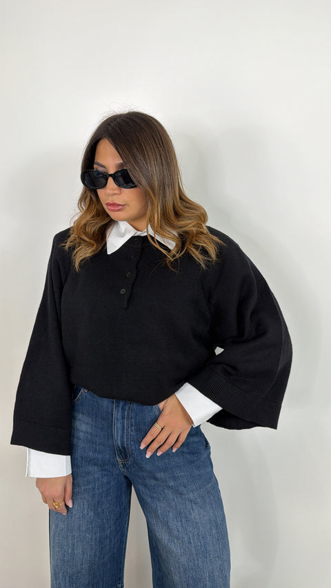 PULLOVER ADELE NERO