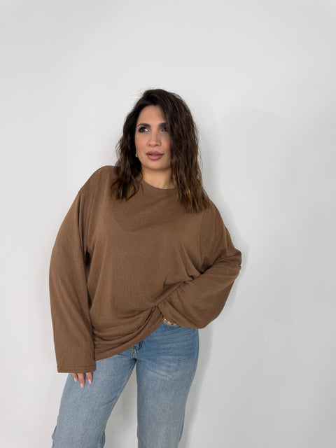 MAGLIA BABI MARRONE