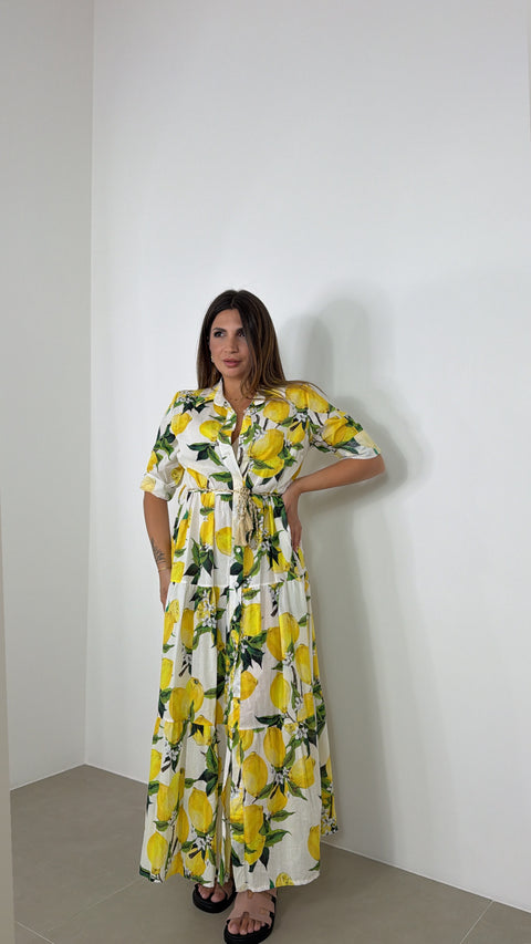 DRESS AMALFI LIMONI
