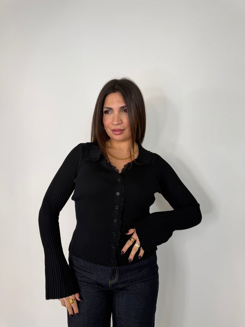 CARDIGAN OPHELIA NERO