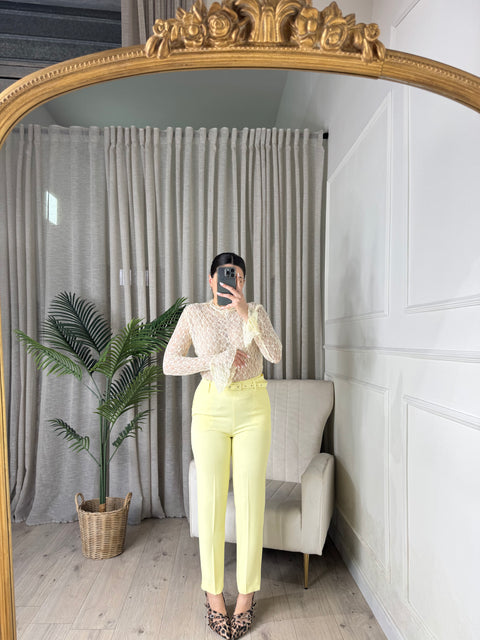 PANTALONE LOUISE GIALLO