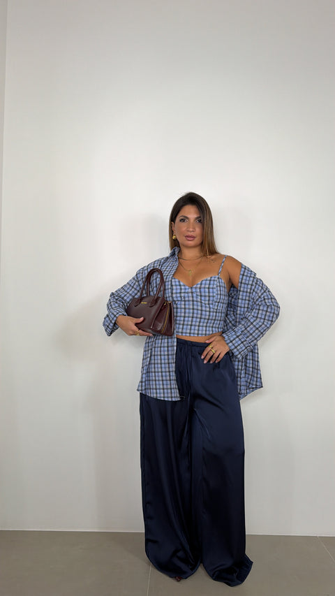 PANTATUTA ELEGANTE BLU NAVY