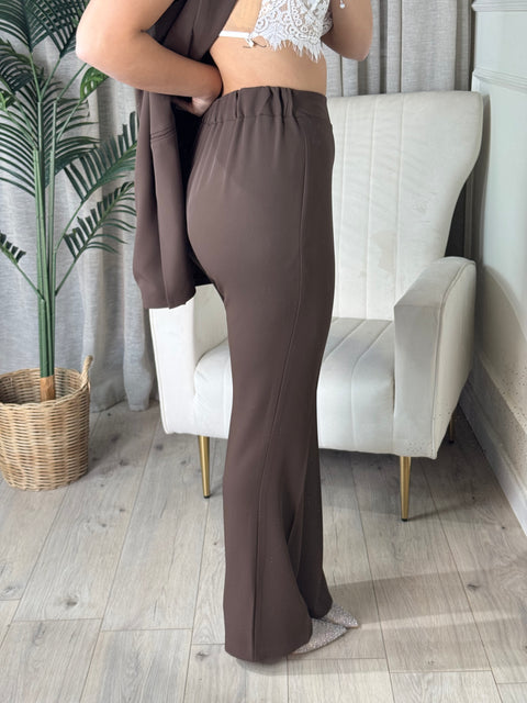 PANTALONE MORGANA MARRONE