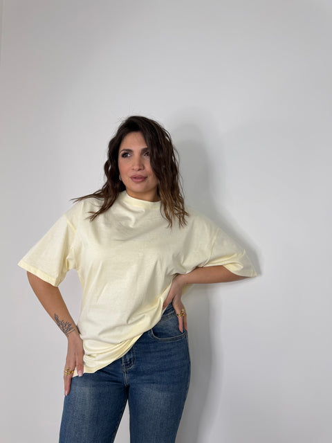 T-SHIRT C GIALLA