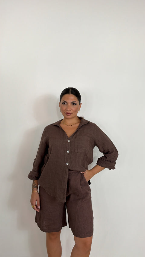 SHORT VANIA MARRONE