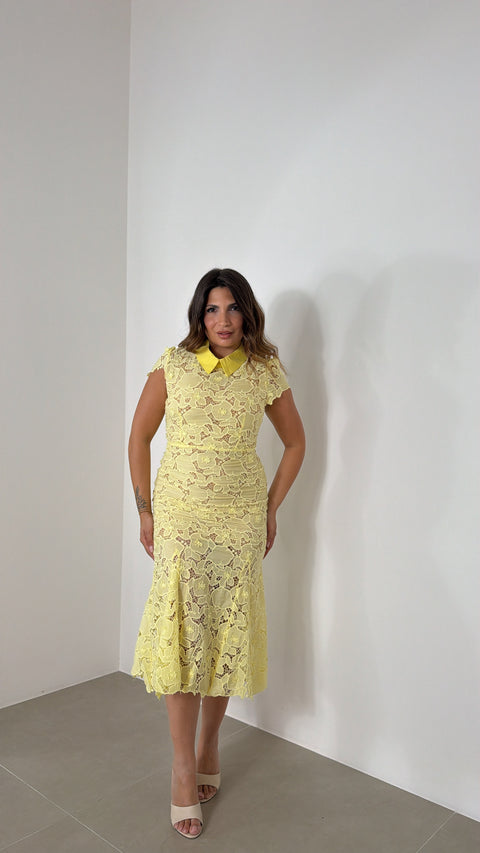 DRESS ARMIDA GIALLO