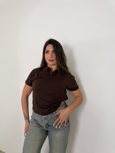 MAGLIA POLO MY STAR MARRONE 5547