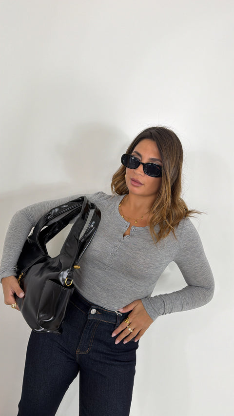 MAGLIA LILI GRIGIO CHIARO