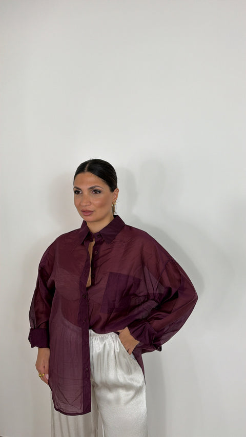 CAMICIA XENA PRUGNA