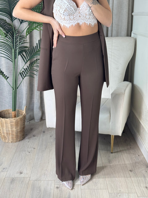 PANTALONE MORGANA MARRONE