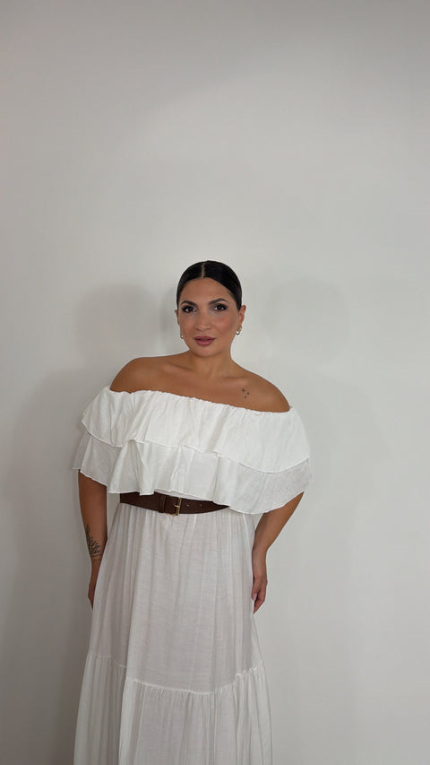 DRESS MENA BIANCO