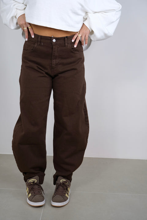 JEANS BALLOON TELA RIGIDA