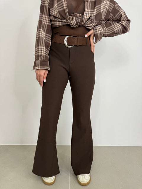 PANTALONE CORA MARRONE