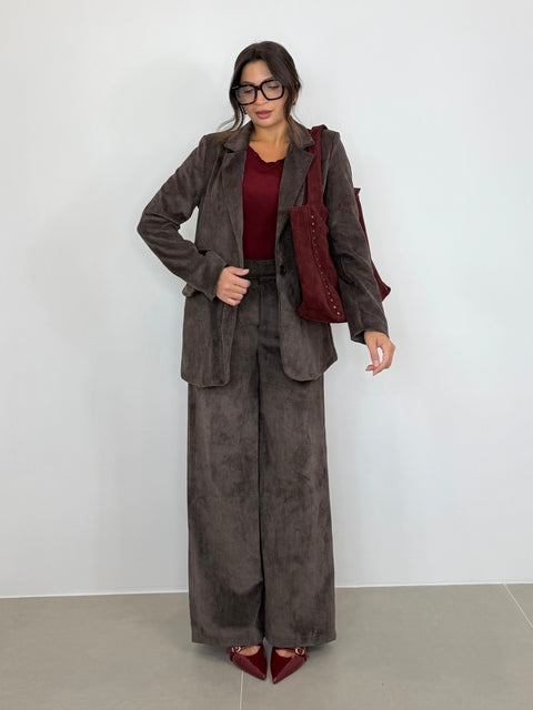 TAILLEUR CITY MARRONE