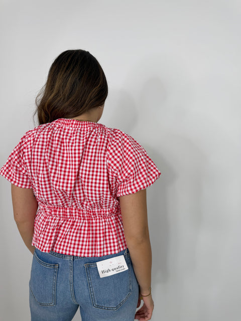 BLUSA QUADRETTI