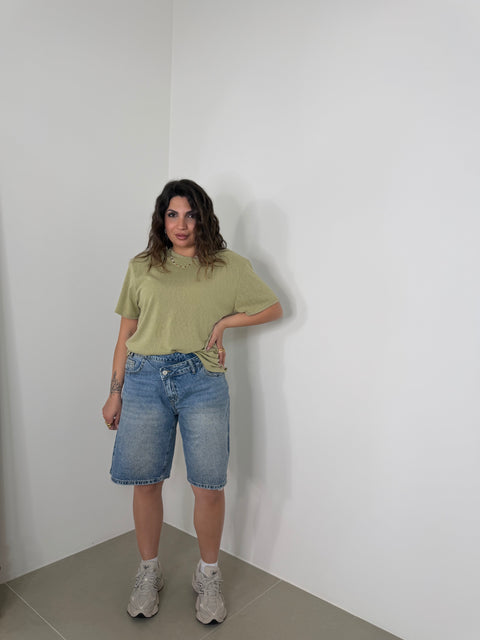SHORT CHIUSURA TRASVERSALE CURVY