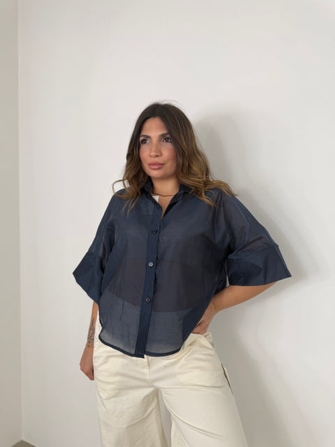 CAMICIA CARRIE BLU