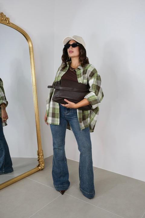 JEANS ZAMPA SABBIATO