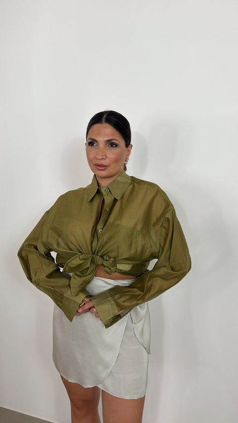 CAMICIA XENA VERDE LIME