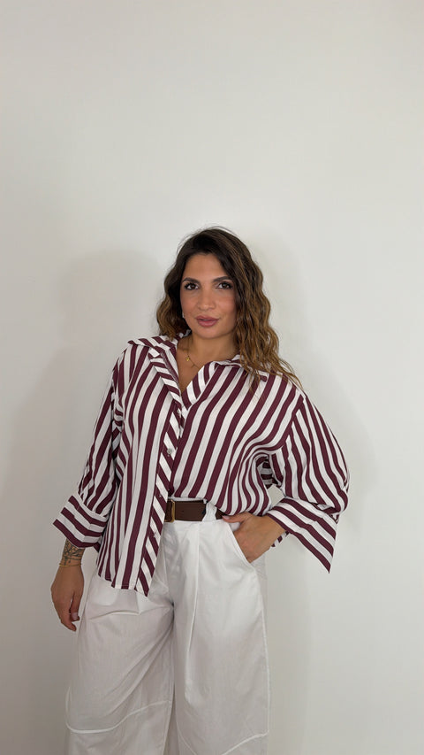 CAMICIA PENNY BORDEUX