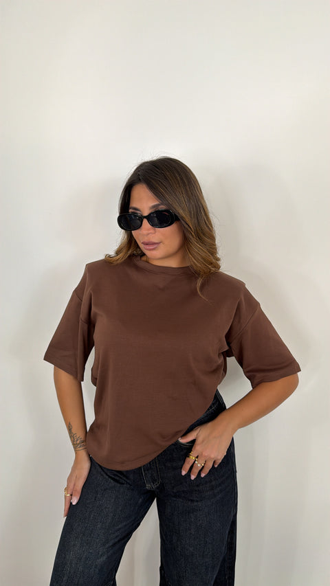 T-SHIRT PEONIA GRIGIO