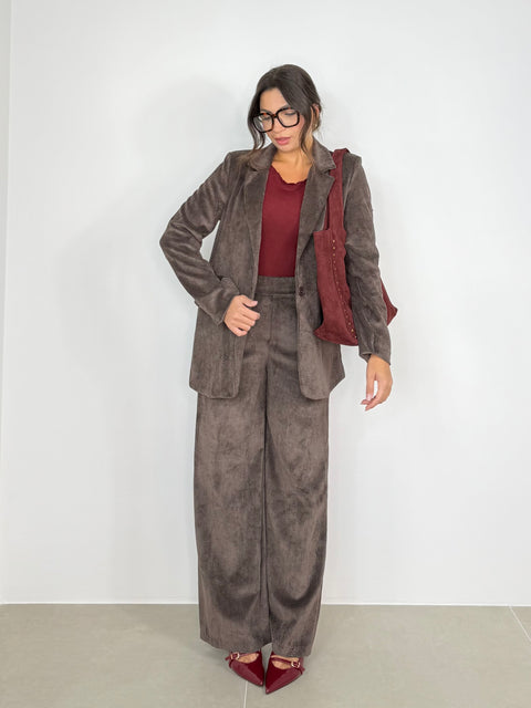 TAILLEUR CITY MARRONE