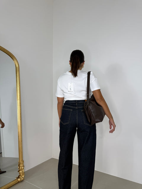 JEANS BALLOON DENIM SCURO MISS