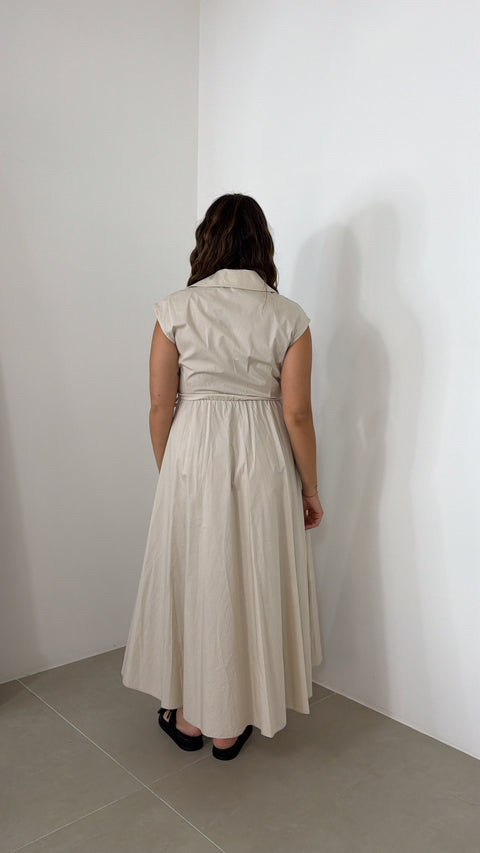 DRESS SALLY BEIGE
