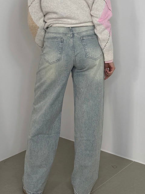 JEANS BALLOON CON STRAPPI D052