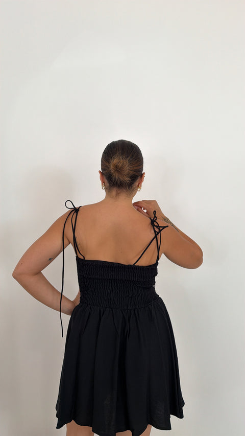DRESS CAMI NERO