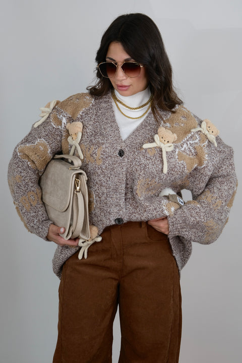 CARDIGAN CON TEDDY