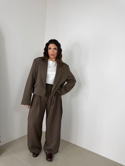 PANTALONE DEBBY BALLOON MARRONE