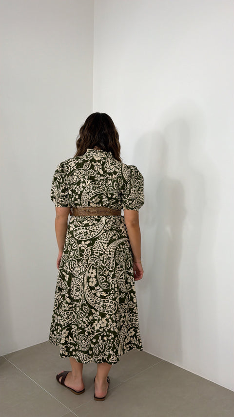 DRESS TRAFORATO VERDE