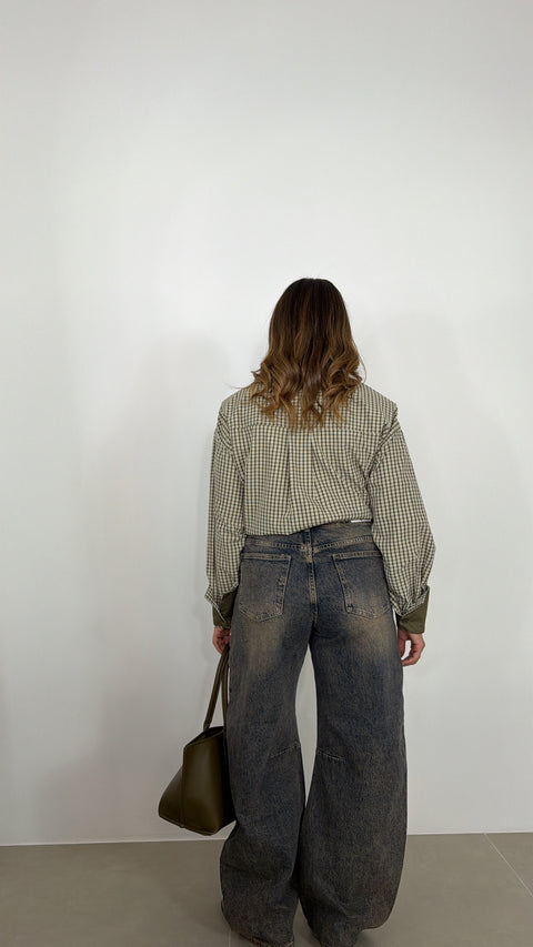 JEANS BALLOON SABBIATO F637
