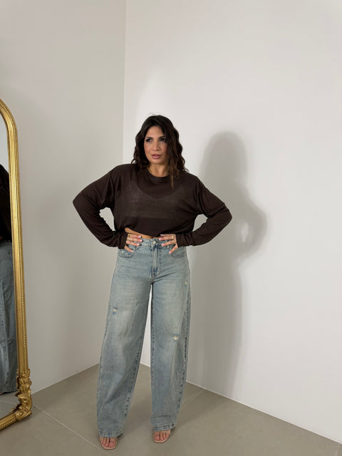 JEANS BALLOON SABBIATO 370-2