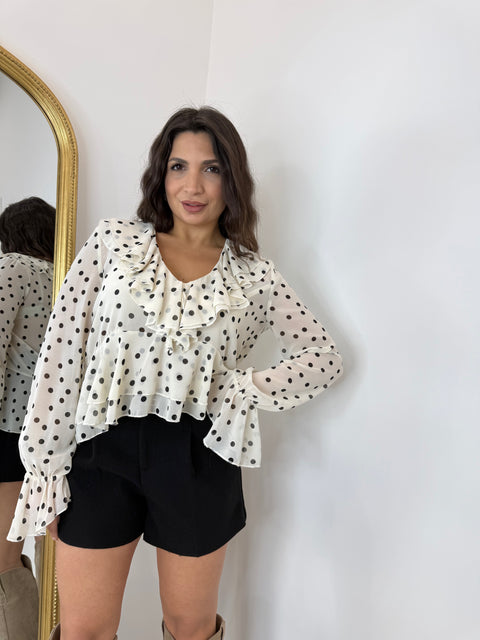 BLUSA CON POIS